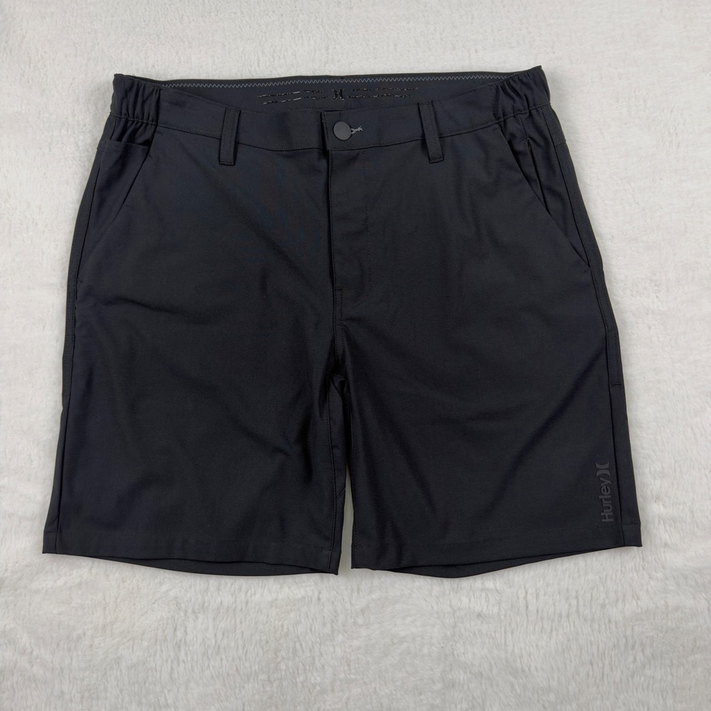Hurley Mens Hybrid Shorts Black Size 30 Boardshorts Walkshorts Quick Dry